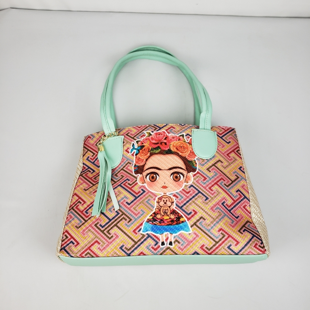 frida kahlo Bag Handbag crossbody 100% mexican art Handmade purse bolsa bordada